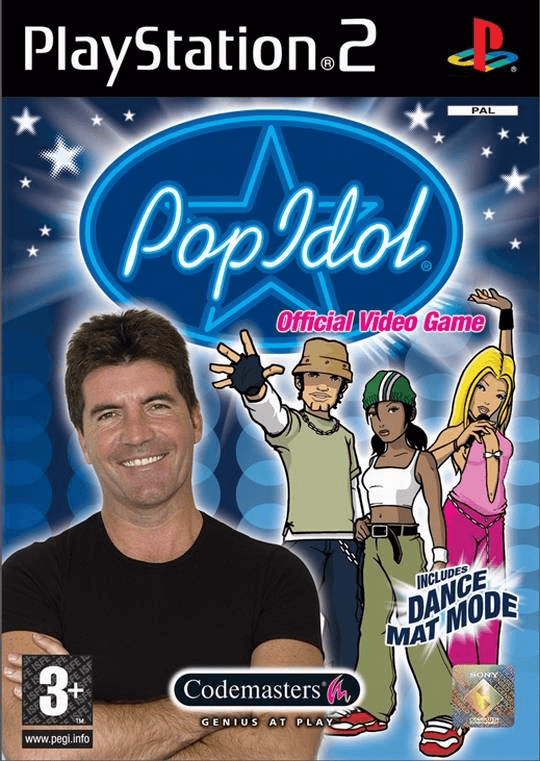 Pop Idol box art for Playstation 2